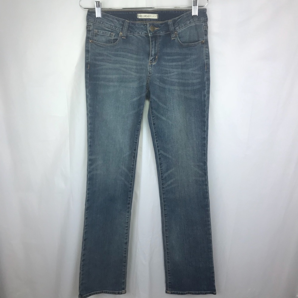 2/$15! Bullhead Black Jeans 7R straight EUC